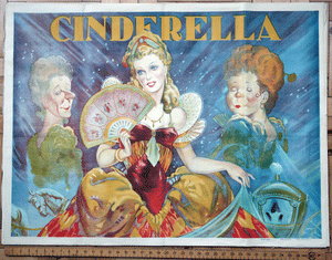 Cinderella theatre poster 1930s