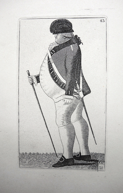 Quartermaster Taylor John Kay etching 18c